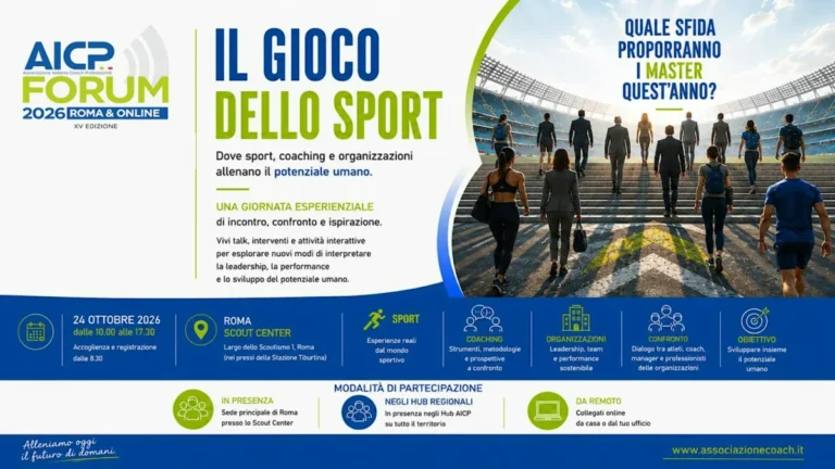Evento XV Forum AICP 2026 a Roma