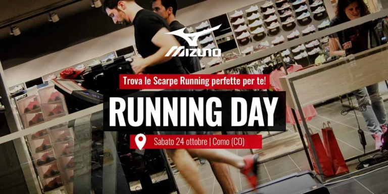 Evento MIZUNO Running Day a Como 2026