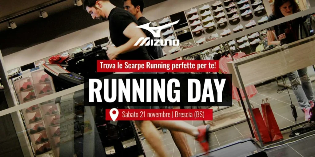 Evento MIZUNO Running Day Brescia 2026