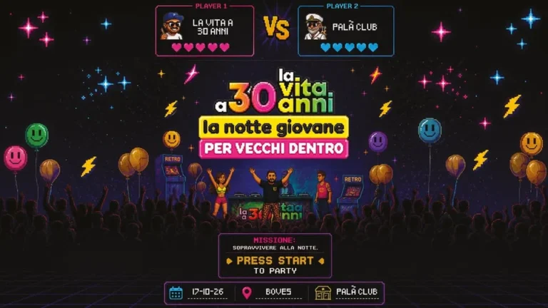 Evento La Notte Giovane x Vecchi Dentro a Boves 2026