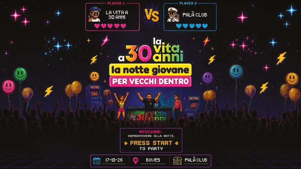 Evento La Notte Giovane x Vecchi Dentro a Boves 2026