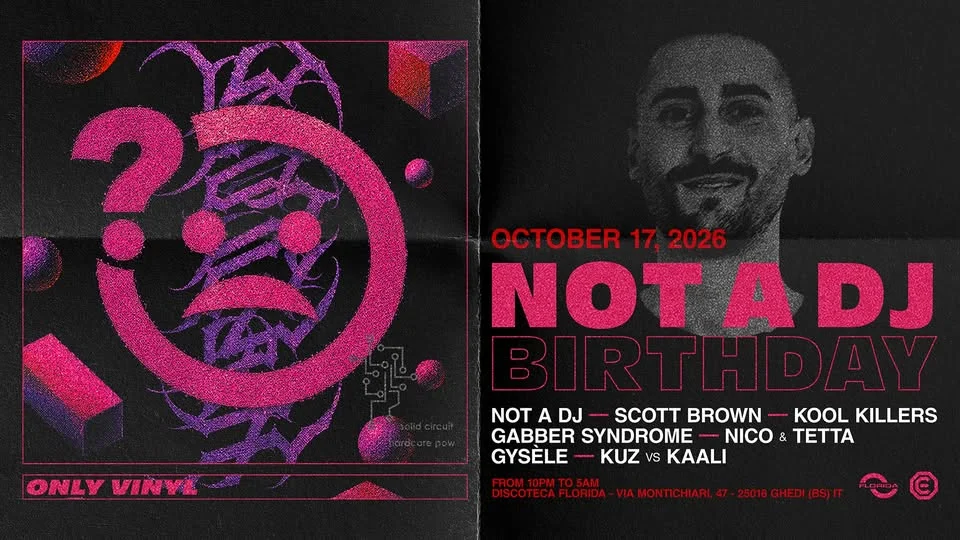Evento Not A Dj – Birthday Ghedi 2026