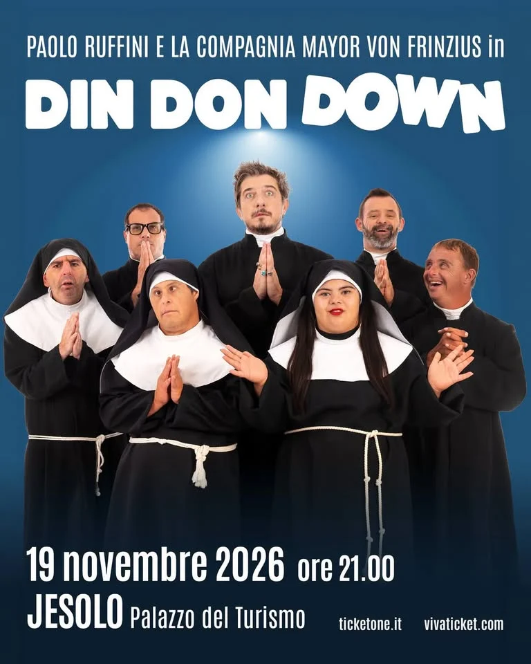 Paolo Ruffini Din Don Down Jesolo 2026