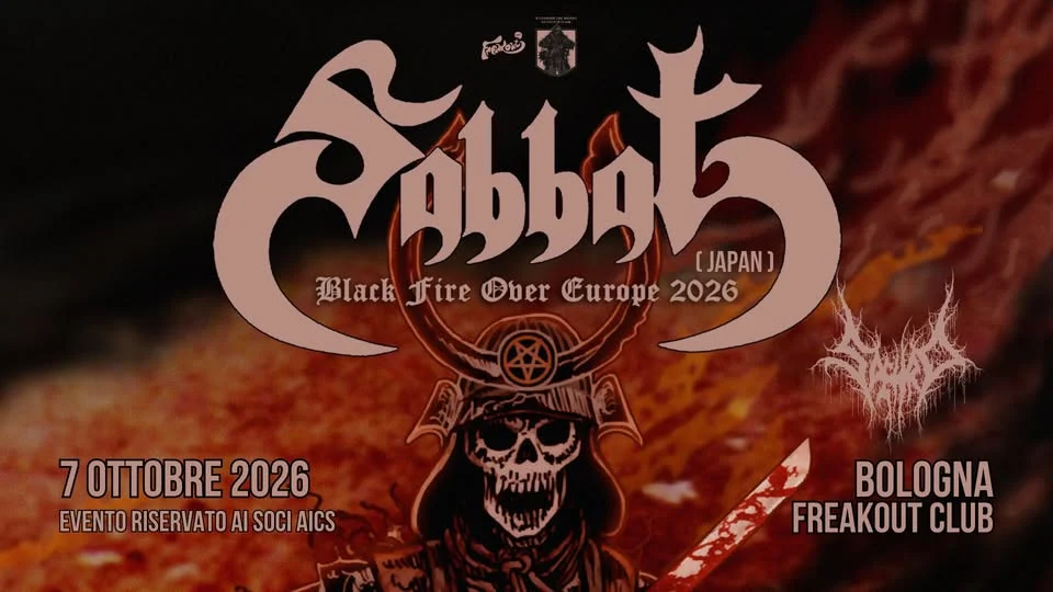 Evento Sabbat (JP) e Spettro a Bologna 2026