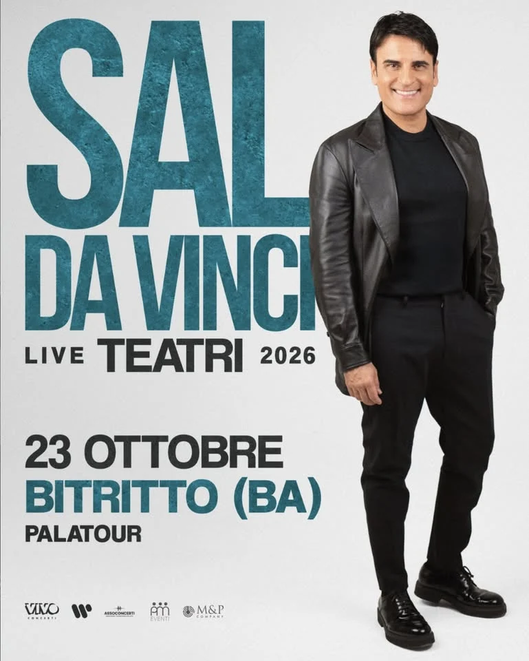 Sal da Vinci concerto a Bitritto 2026
