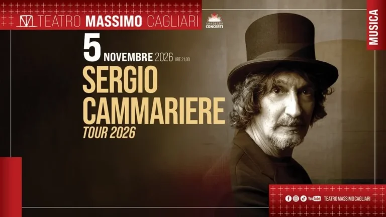 Sergio Cammariere concerto Teatro Massimo Cagliari 2026