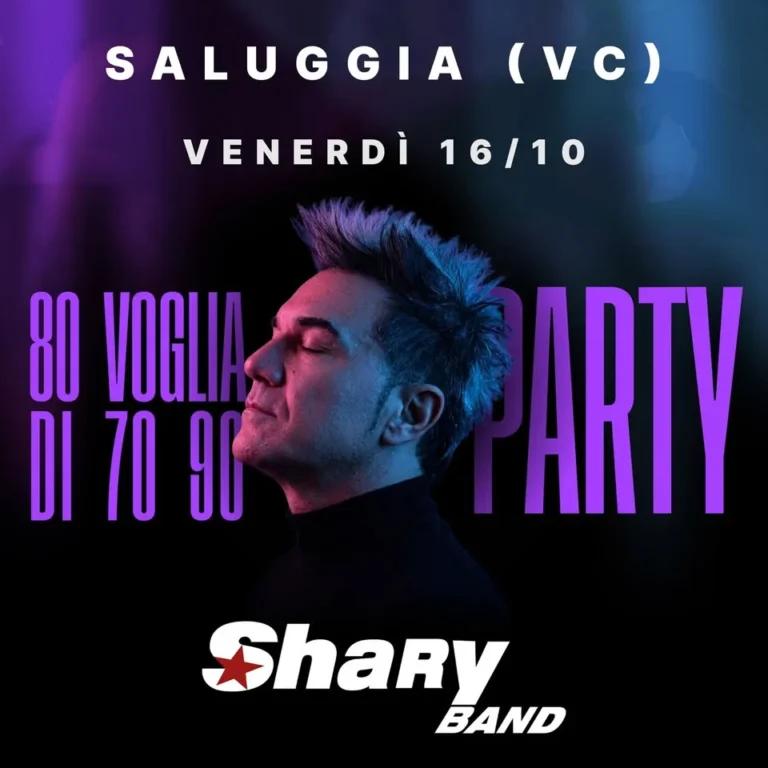 Evento Saluggia 2026: Sharyband alla Festa della Leva