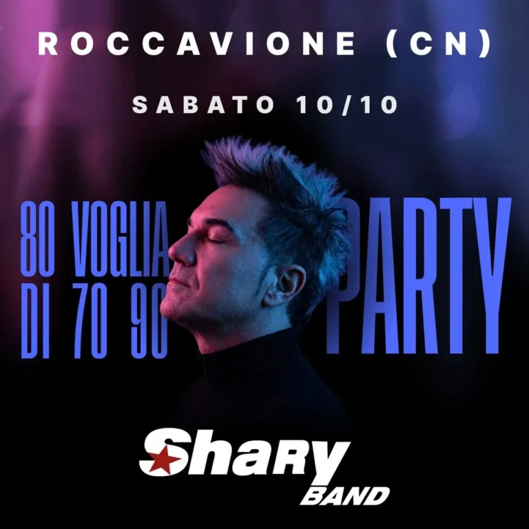 Evento Sharyband Festa di Piazza Roccavione 2026