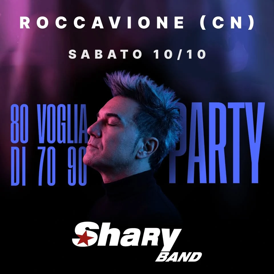 Evento Sharyband Festa di Piazza Roccavione 2026