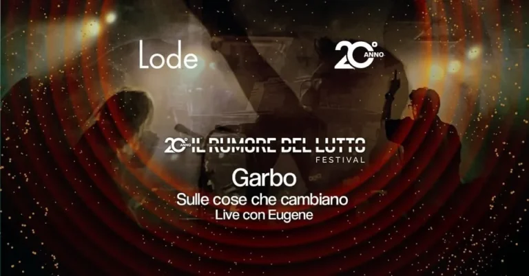 Garbo in Concerto al Festival 2026 a Parma