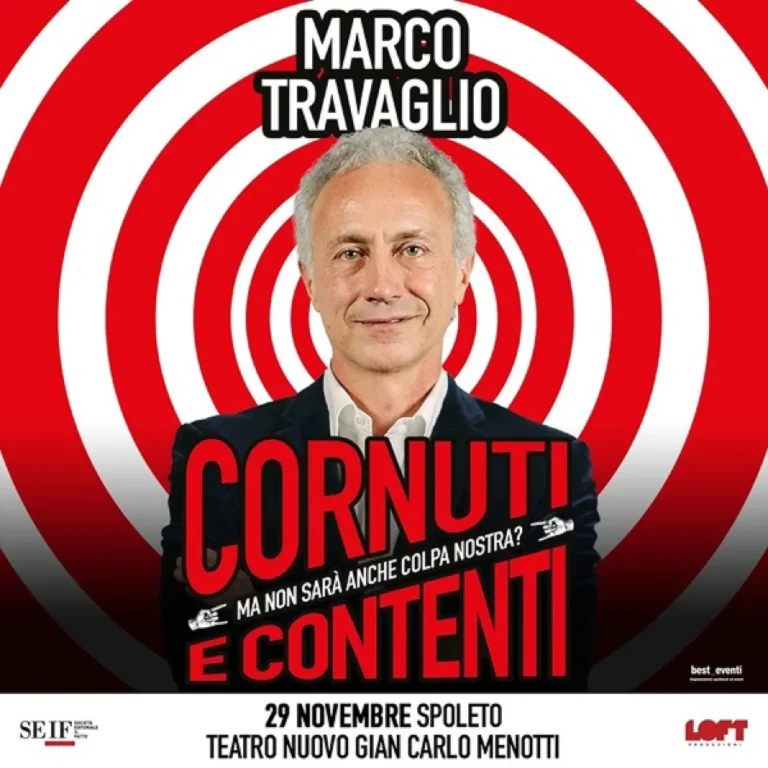 Evento Marco Travaglio Spoleto 2026