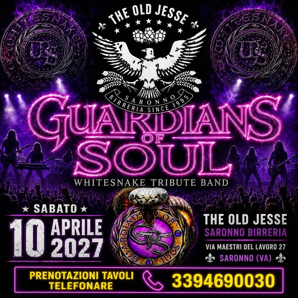 Whitesnake Night Saronno 2027 – Concerto di Hard Rock
