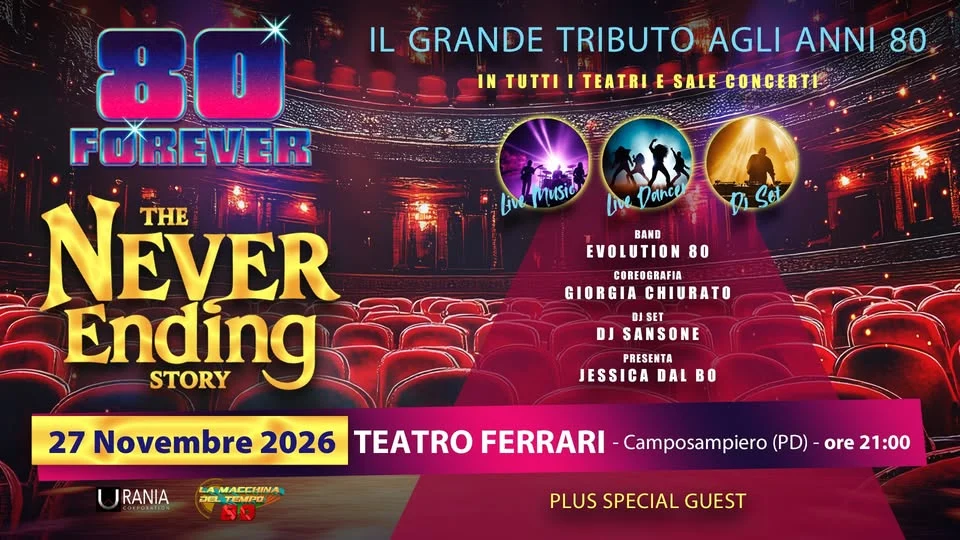 Evento 80 Forever a Camposampiero 2026