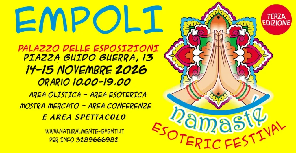 Namasté Esoteric Festival Novembre 2026 a Empoli