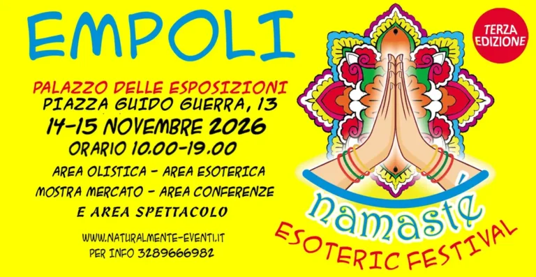 Namasté Esoteric Festival Novembre 2026 a Empoli