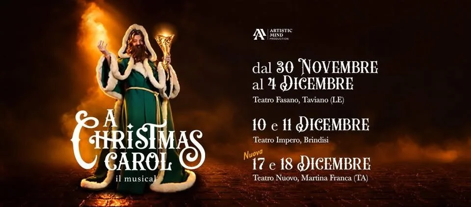 A Christmas Carol il musical a Brindisi 2026