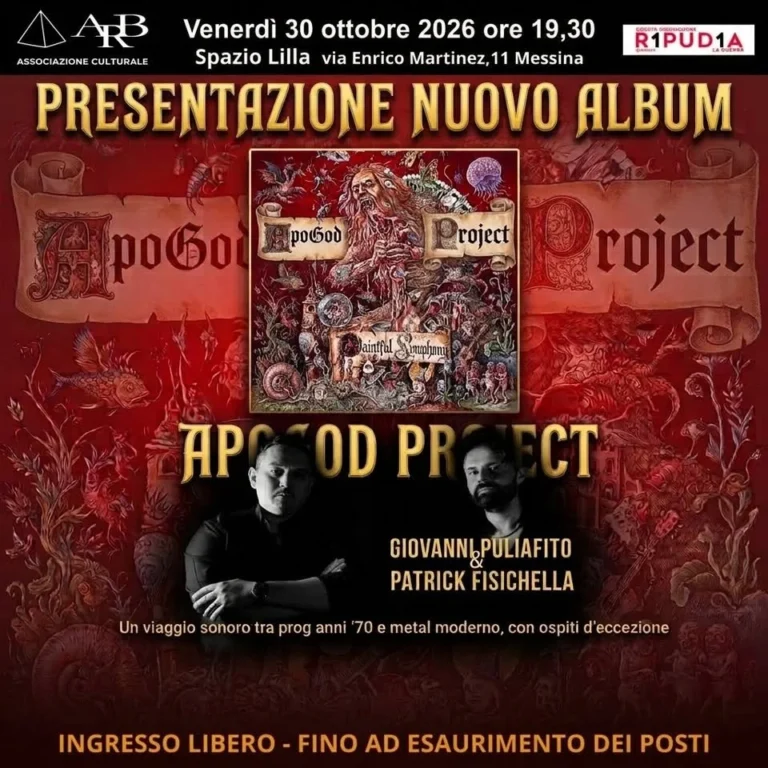 ApoGod Project: presentazione album a Messina 2026