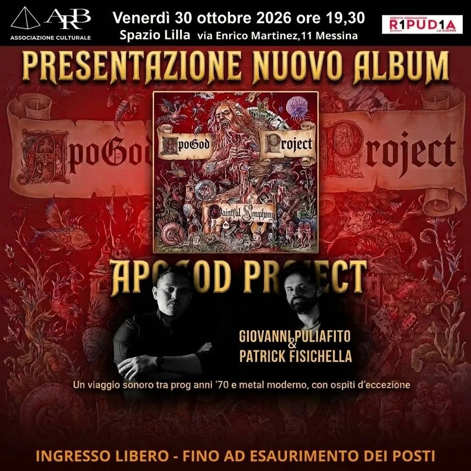 ApoGod Project: presentazione album a Messina 2026