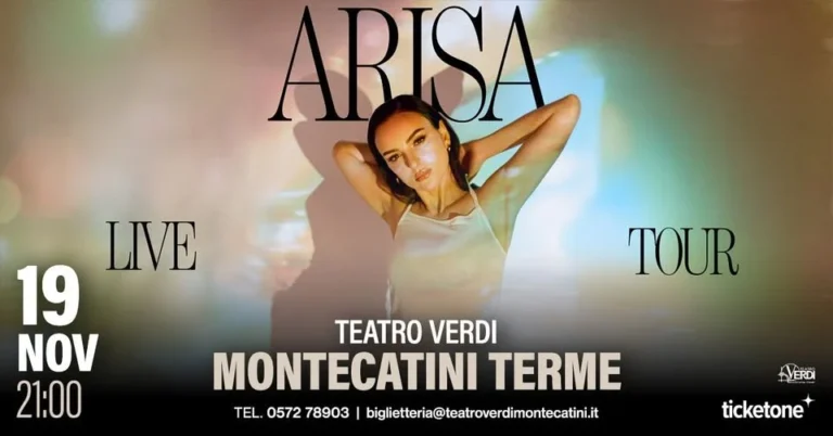 Arisa a Montecatini Terme 2026