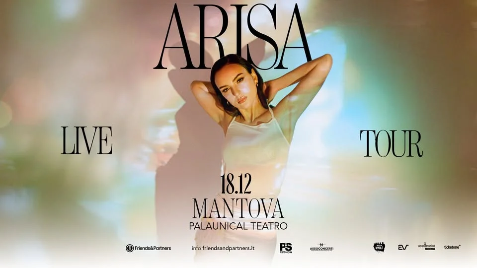 Arisa a Mantova 2026 – Concerto al PalaUnical
