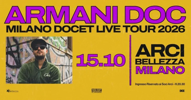 Armani Doc Milano 2026 a Milano