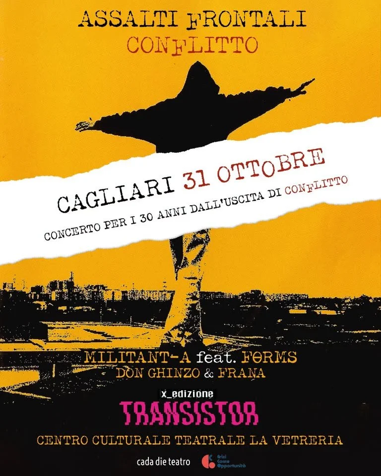 Assalti Frontali – Conflitto 30 anni a Cagliari 2026