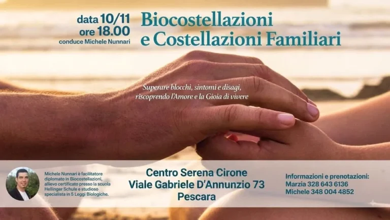 Evento Biocostellazioni a Pescara 2026