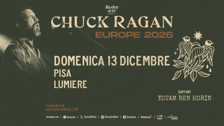 Chuck Ragan a Pisa 2026