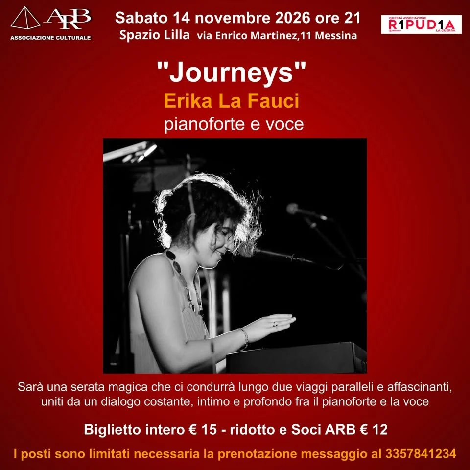 Erika La Fauci in Journeys a Messina 2026