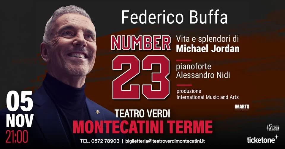 Federico Buffa Number 23 a Montecatini Terme 2026