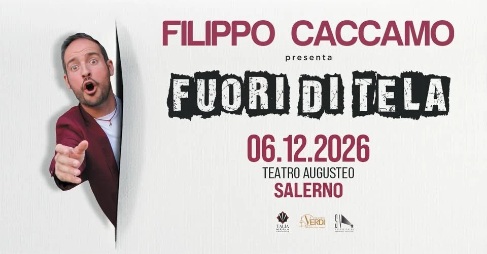 Filippo Caccamo, Fuori di Tela a Salerno 2026