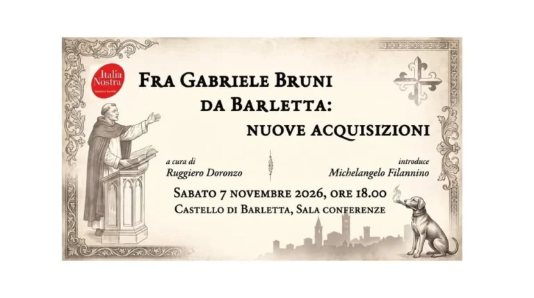 Fra Gabriele Bruni da Barletta: nuove acquisizioni a Barletta 2026