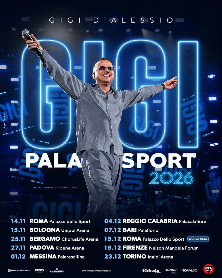 Gigi D’Alessio – Gigi Palasport a Bergamo 2026
