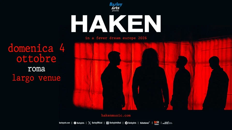 Haken In A Fever Dream Europe 2026 a Roma