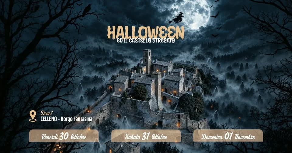 Halloween evento Celleno 2026 – Borgo Fantasma
