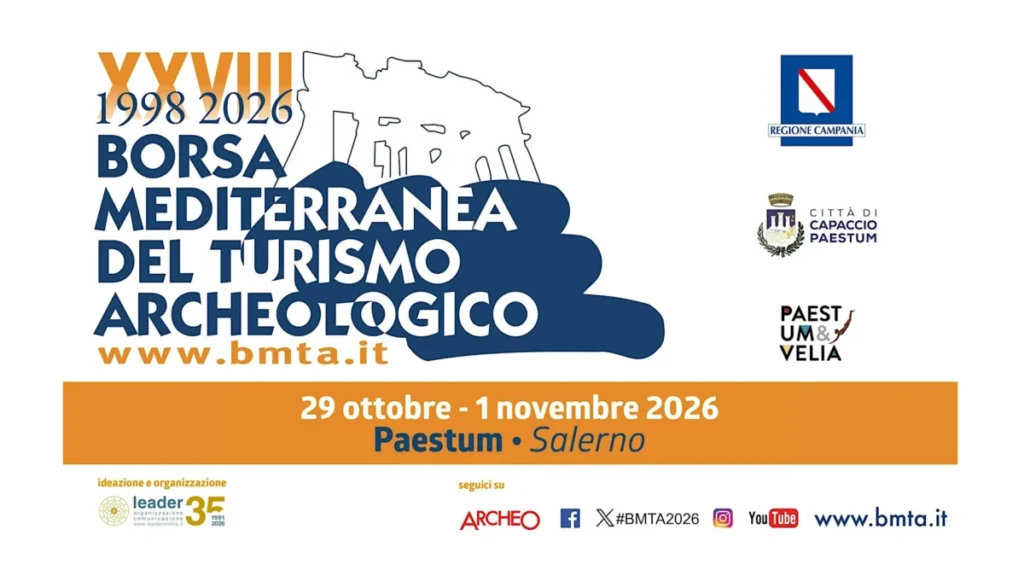 Evento XXVIII Borsa Mediterranea del Turismo Archeologico 2026 a Paest…