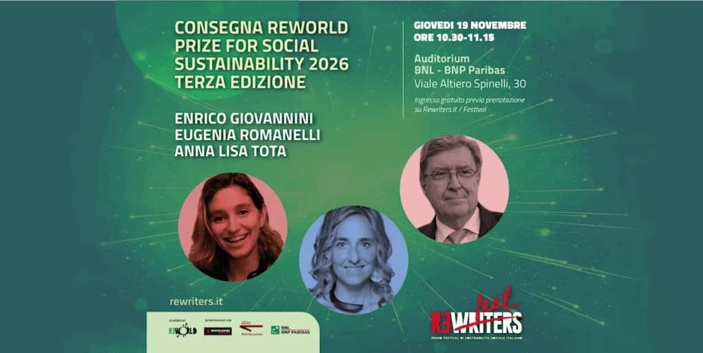 Reworld Prize 2026 Roma – Sostenibilità Sociale
