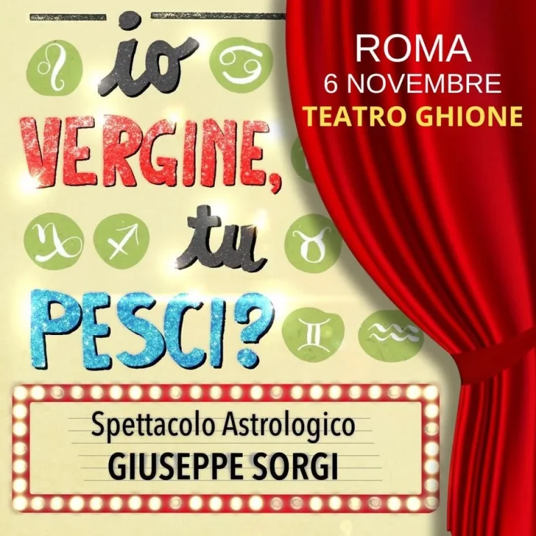Io Vergine, tu Pesci? al Teatro Ghione di Roma