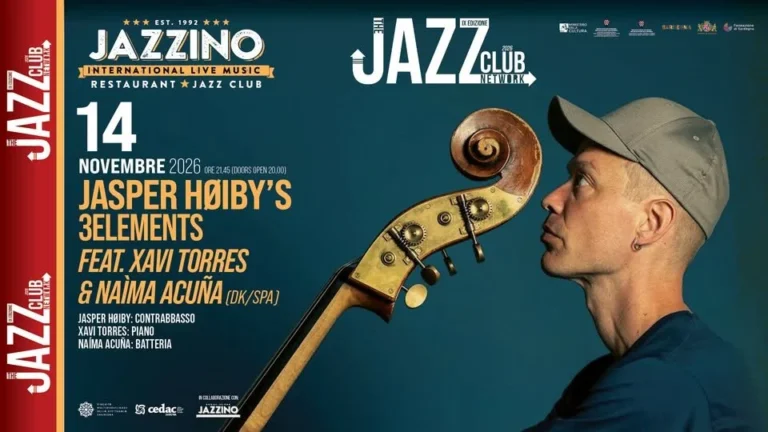 Jasper Høiby’s 3Elements al Jazzino a Cagliari 2026