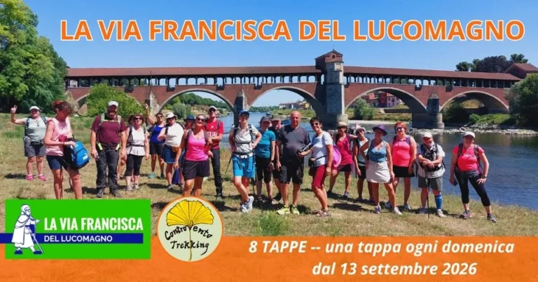 Evento Trekking Via Francisca del Lucomagno 2026 Lombardia