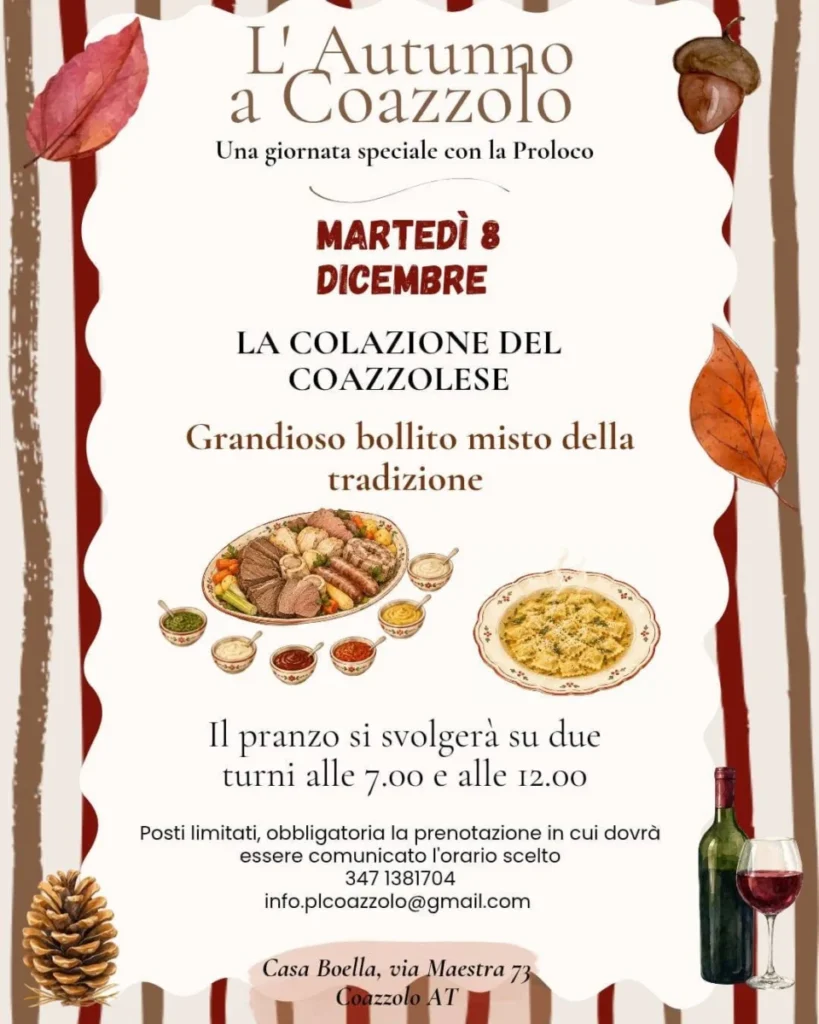 L’Autunno a Coazzolo 2026