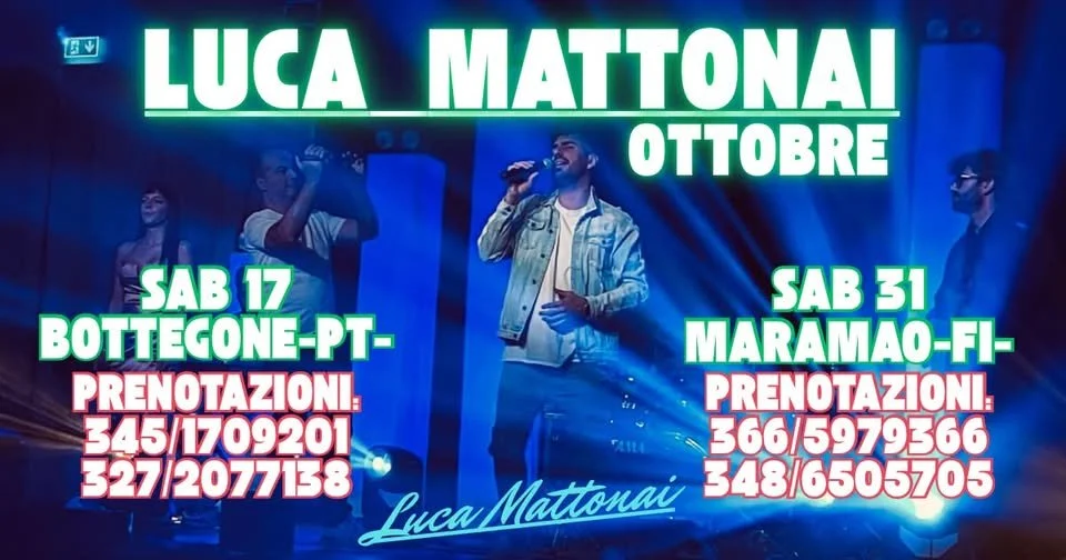 Luca Mattonai live al Maramao di Firenze 2026