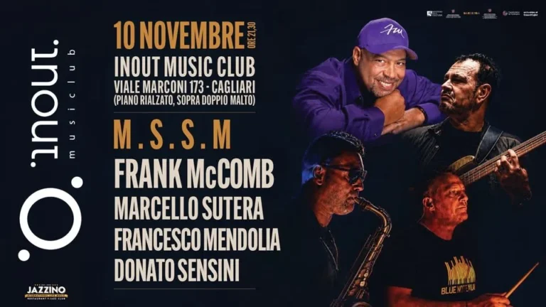 M.S.S.M. con Frank McComb a Cagliari 2026