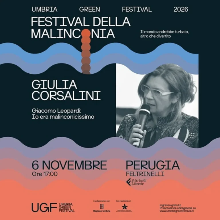 Evento Giulia Corsalini a Perugia 2026