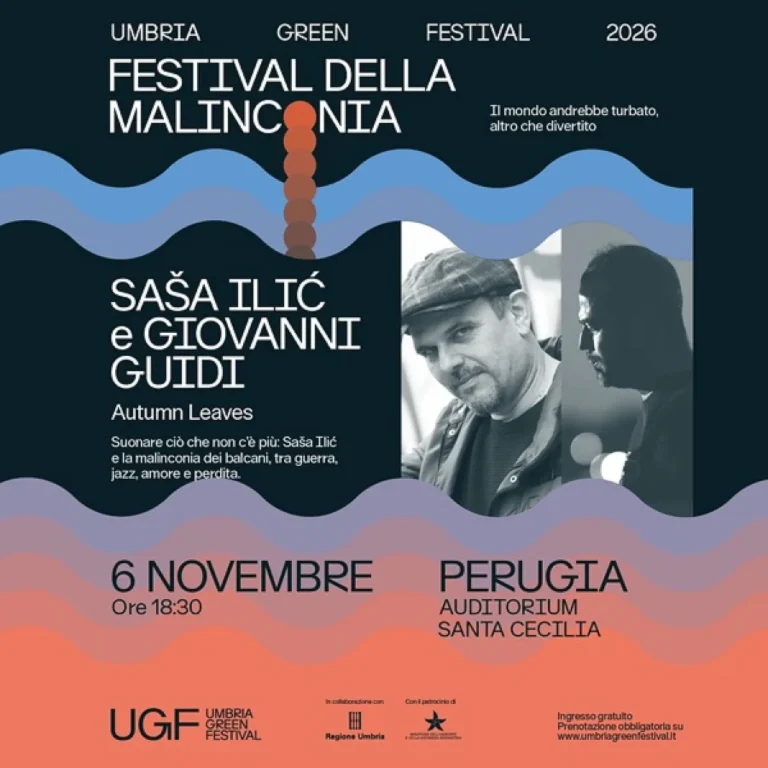 Evento Sasa Ilic e Giovanni Guidi a Perugia 2026