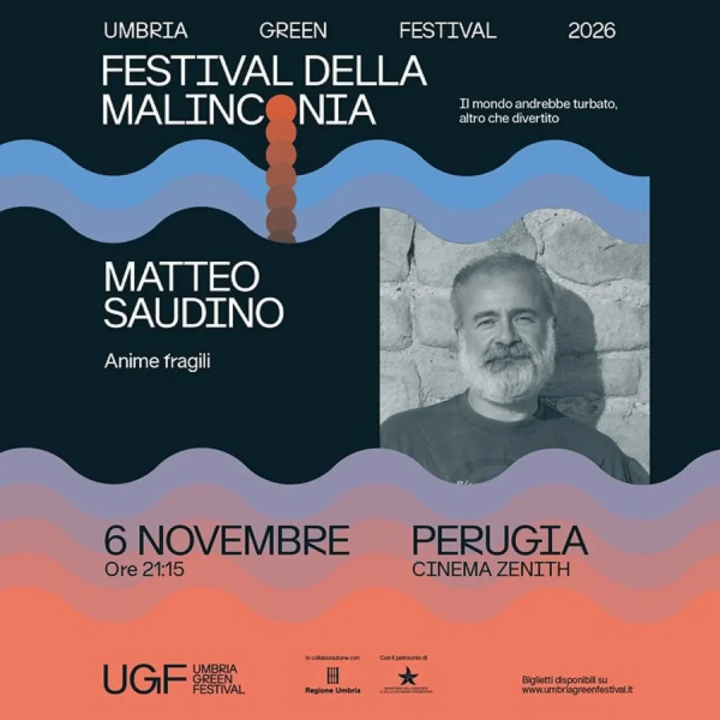 Evento Matteo Saudino – Anime fragili a Perugia 2026
