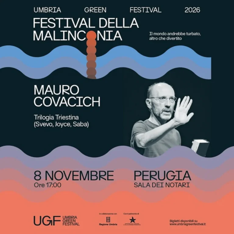 Evento Mauro Covacich a Perugia 2026
