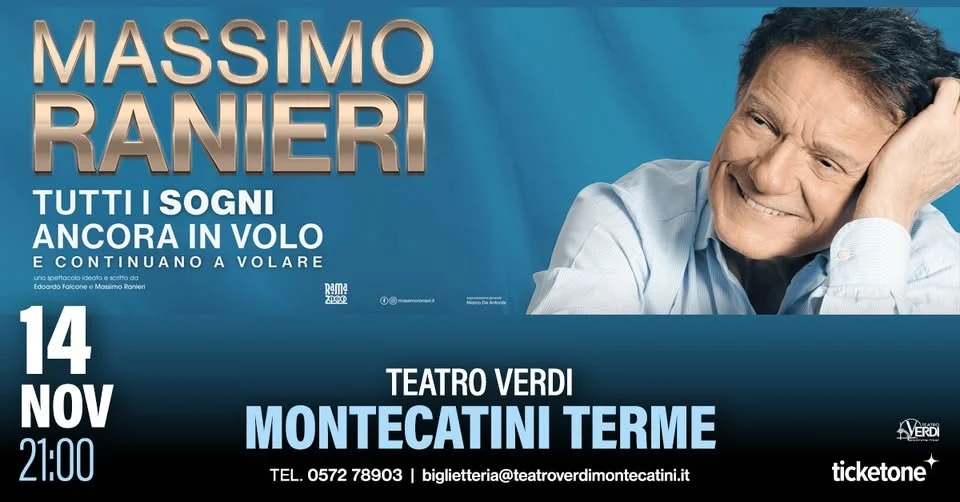 Massimo Ranieri a Montecatini Terme 2026