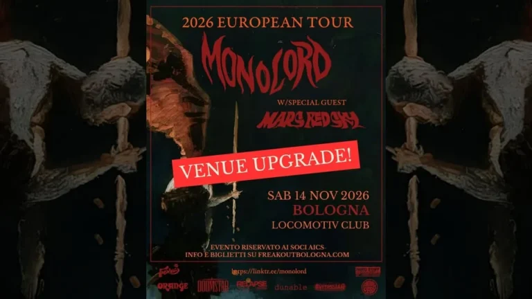 Evento Monolord a Bologna 2026