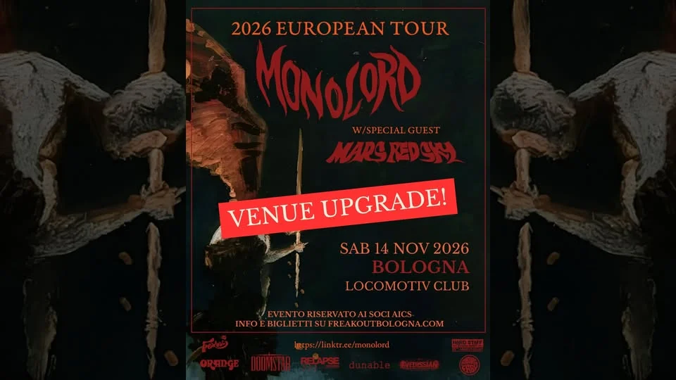 Evento Monolord a Bologna 2026